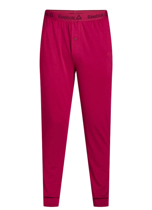 Reebok Men's Tech Comfort Tapered Jogger Pajama Lounge Pant.