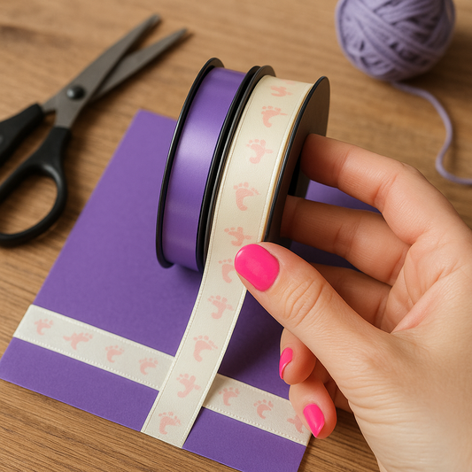 Bridgerton Decorative Ribbon Set – 2 Rolls (12 ft each)