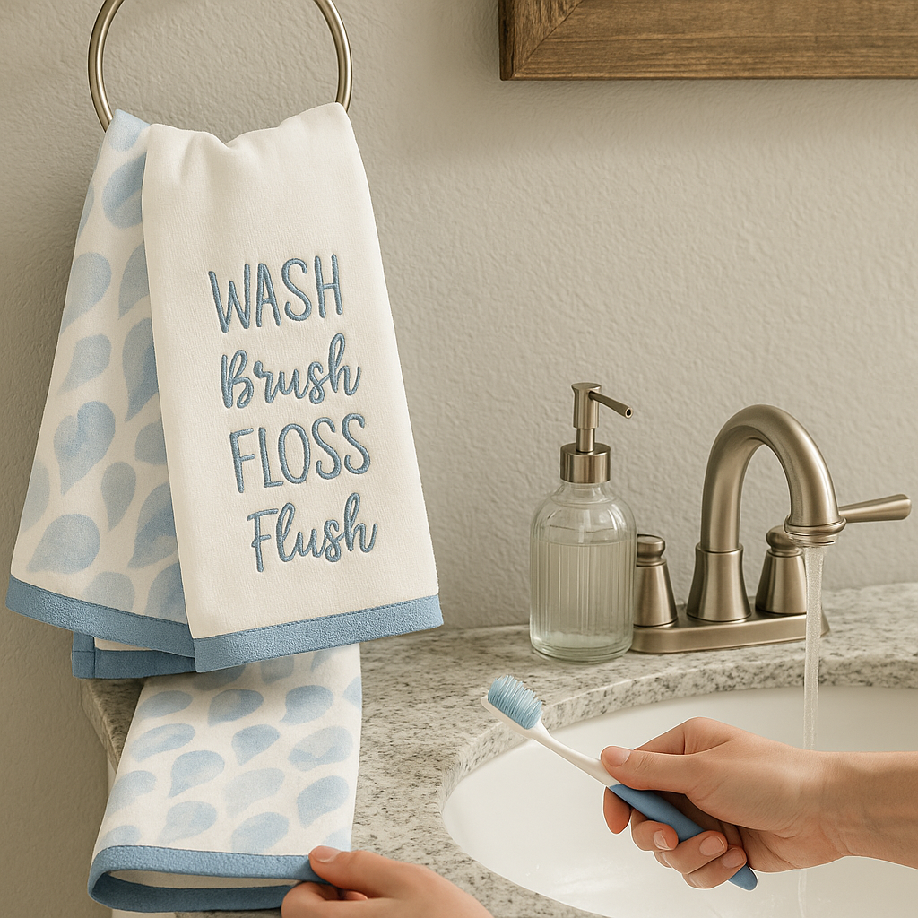 Elizabeth Wells Studio – Velour 2-Pack Hand Towel Set