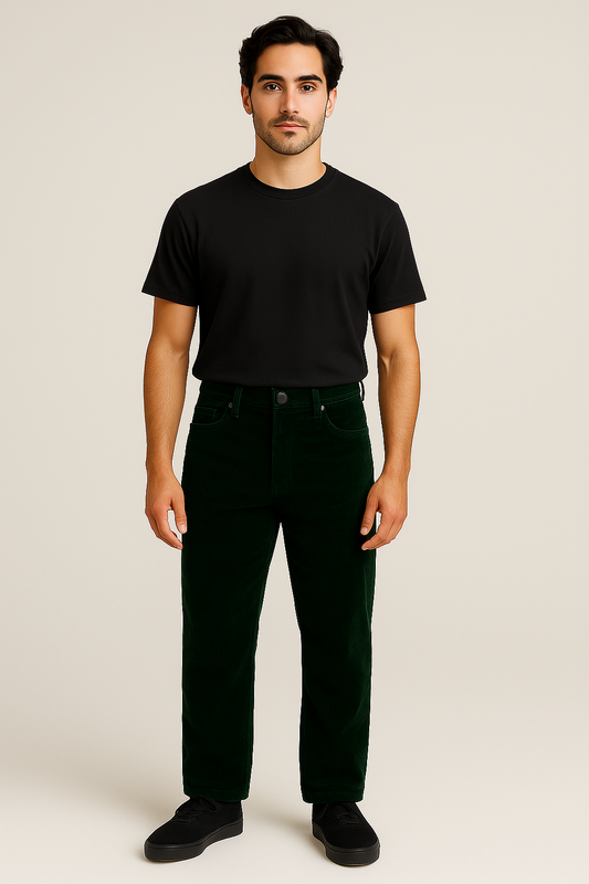 Volcom Louie Lopez Tapered Cord Pants – CDG Color (Deep Green)
