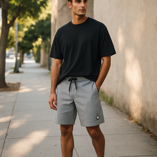 Volcom Too Hectik 2 Boardshorts – Color: Concrete Grey (CGR)