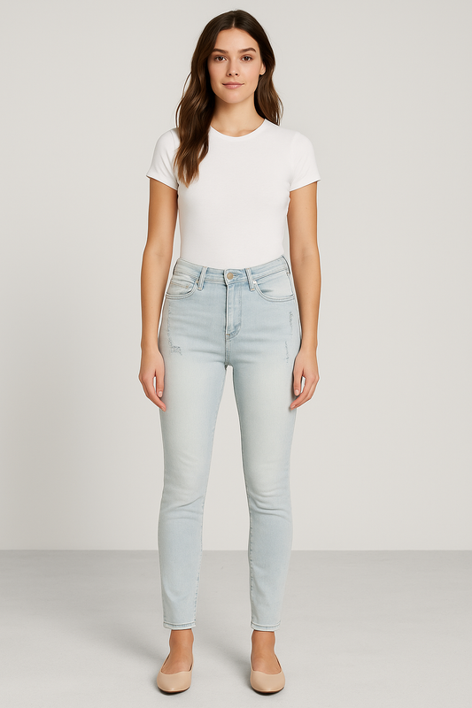 Time and Tru Women’s High-Rise Mom Jean