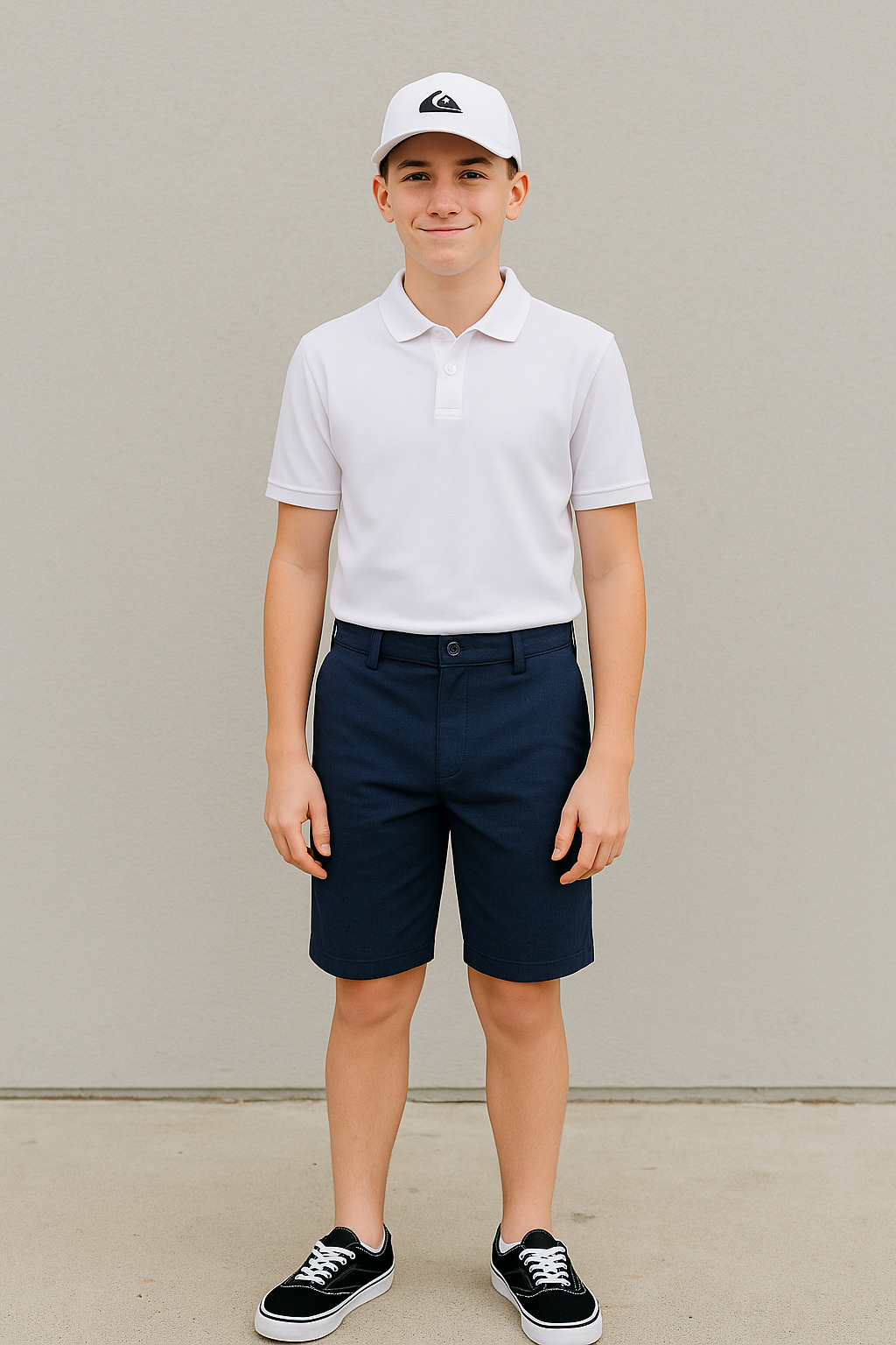 Quiksilver Boys Chino Shorts – Navy Blazer