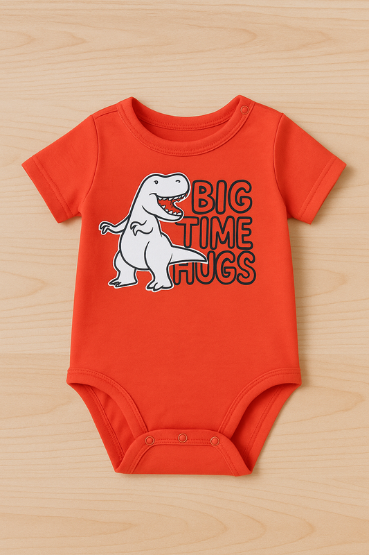 Garanimals Baby Boys’ Graphic Bodysuit – “Big Time Hugs” Dinosaur Design