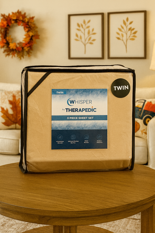 Whisper by Therapedic – 3 Piece Sheet Set (Twin