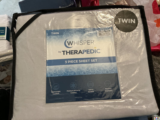 Whisper by Therapedic – 3 Piece Sheet Set (Twin