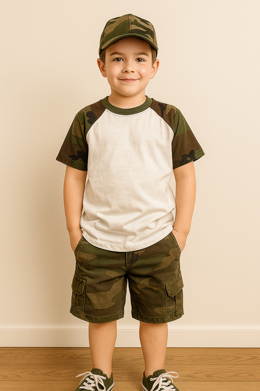 Wonder Nation Boys’ SS Raglan Tee