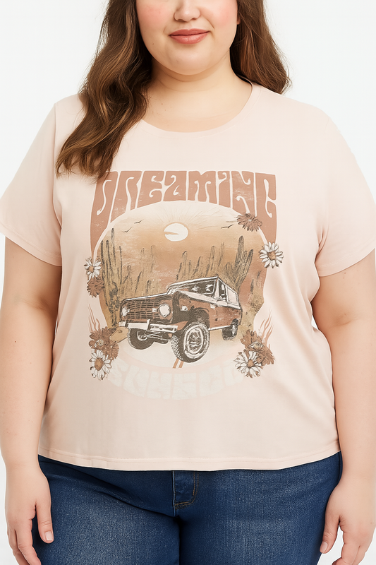 Women’s “Dreaming” Vintage Ford Graphic Tee