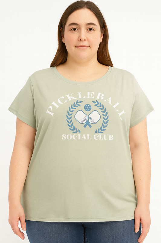 Women’s “Pickleball Social Club” Graphic Tee