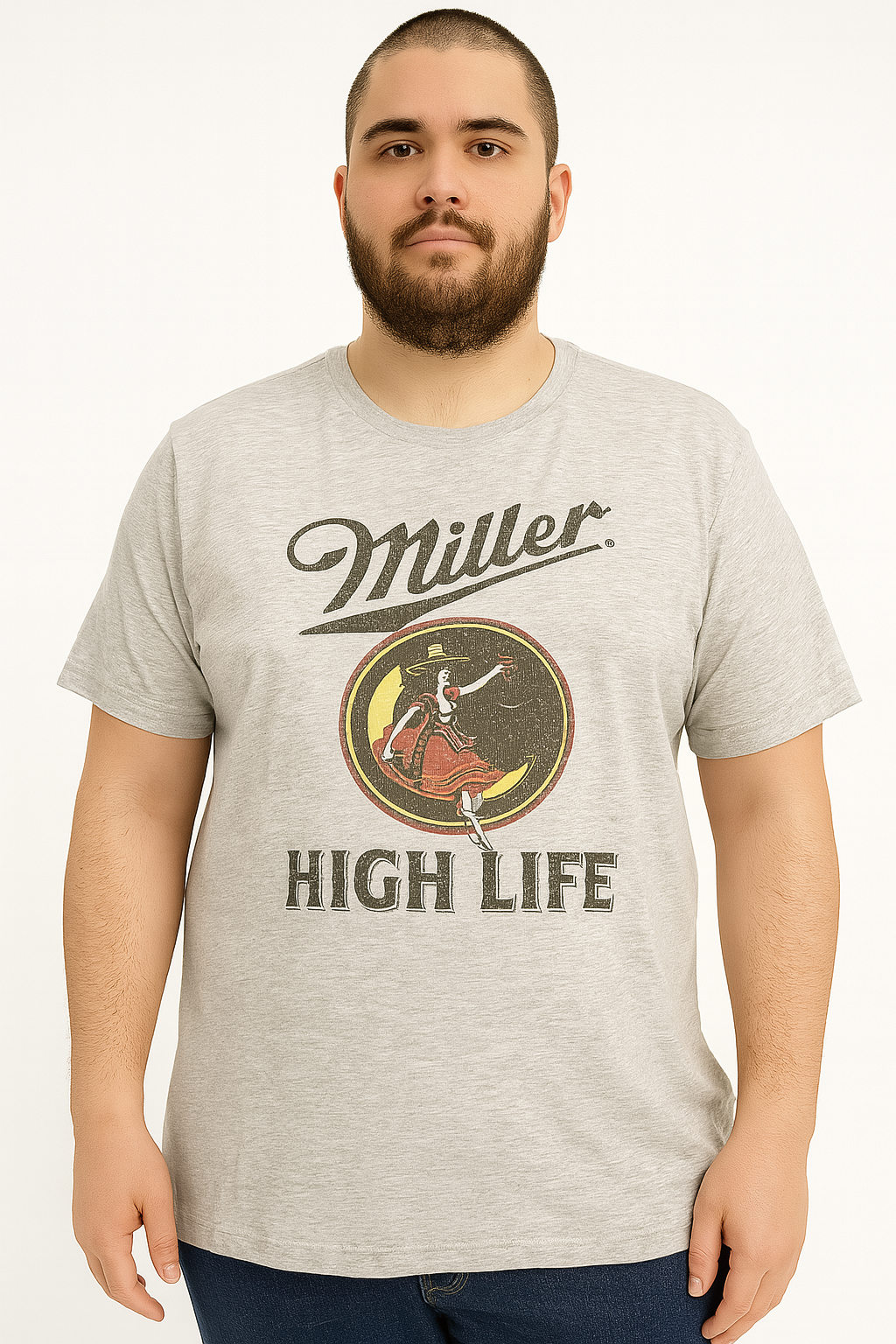 Men’s Miller High Life Vintage Logo Graphic Tee