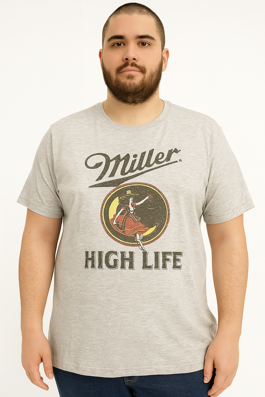 Men’s Miller High Life Vintage Logo Graphic Tee