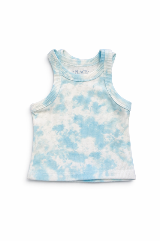 Ribbed sleeveless tank top