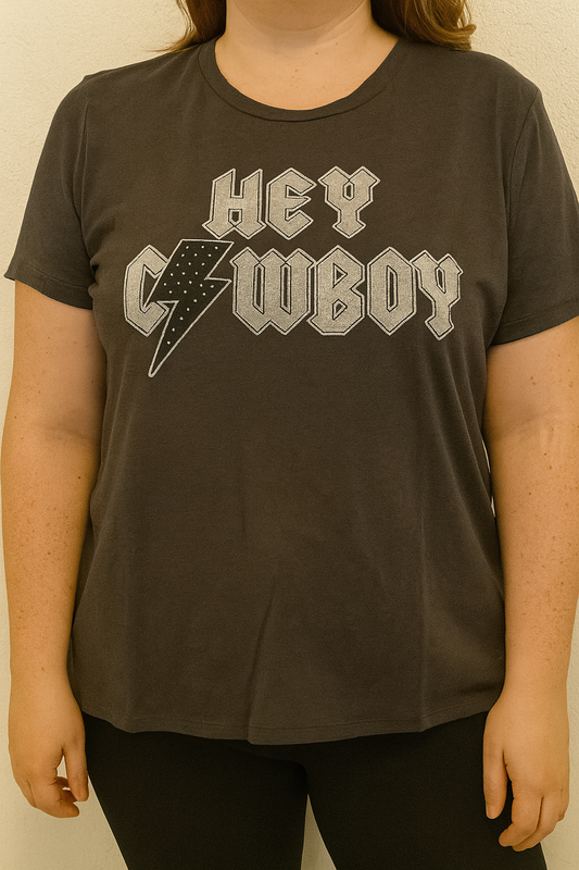 Clover + Pine “Hey Cowboy” Graphic Tee