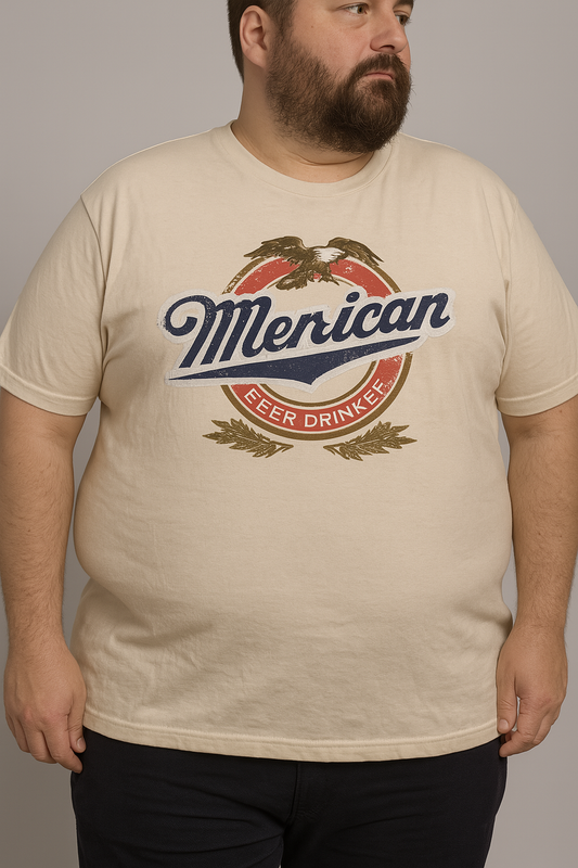 Merican Beer Drinker Graphic Tee