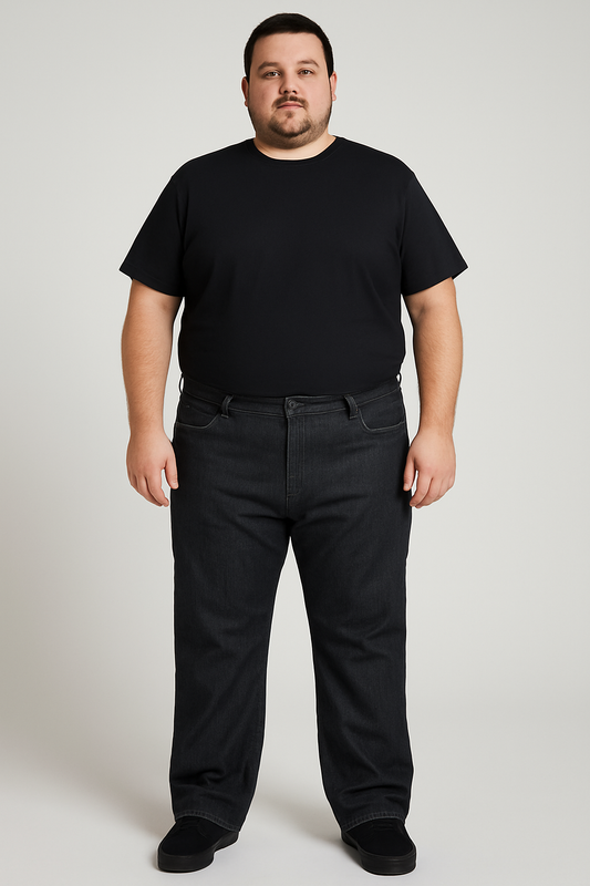 Volcom Solver Modern Straight Jeans – Rinse Black
