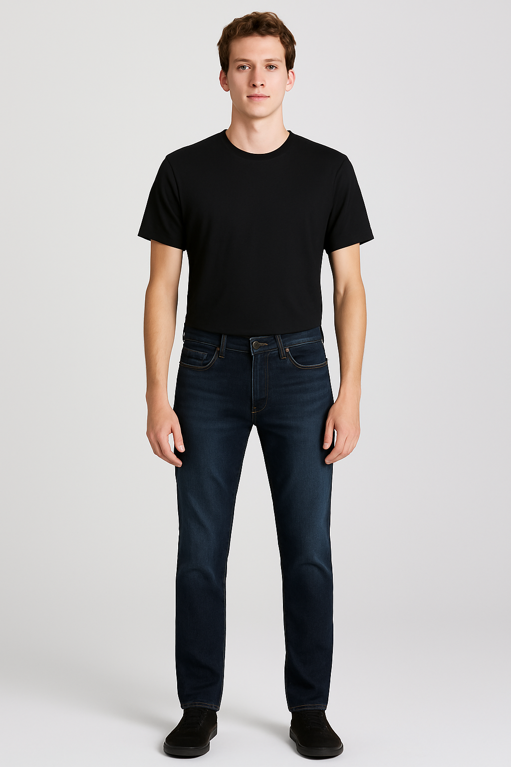 Volcom Solver Modern Straight Jeans – VBL