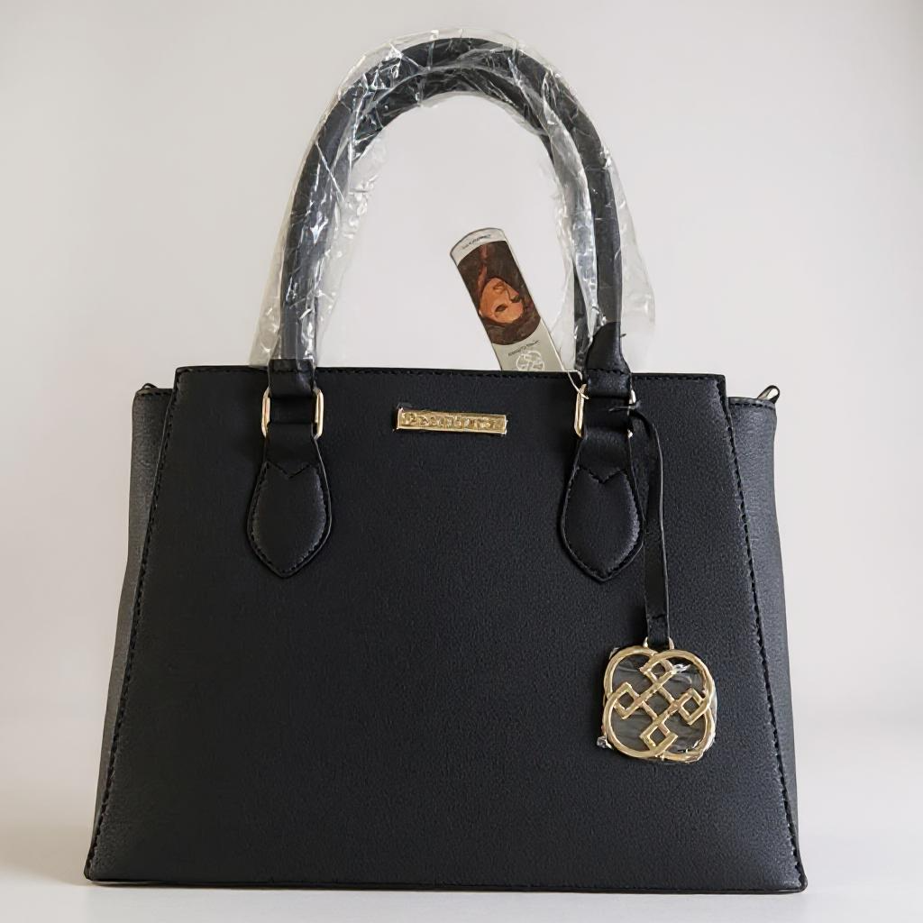 Daisy Fuentes Vegan Leather Structured Tote Bag