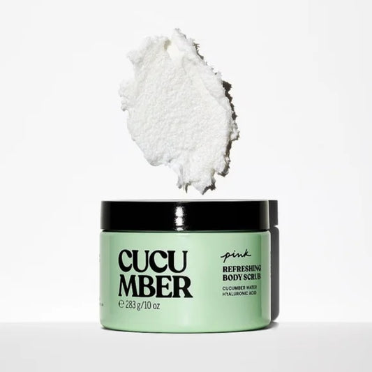 PINK Cucumber Body Scrub NWT